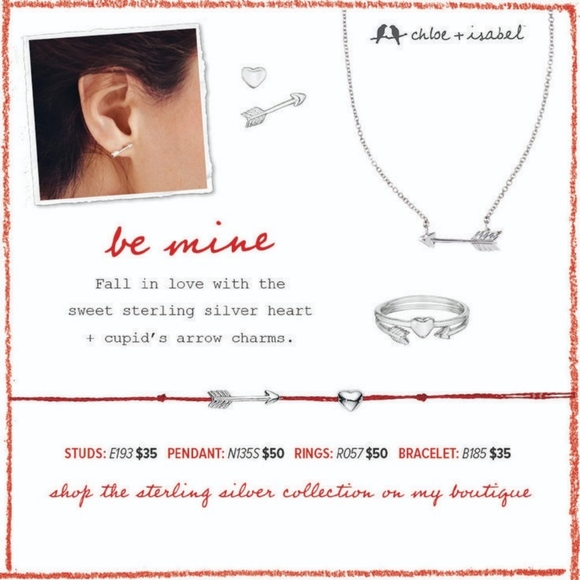 RARE Be Mine Sterling silver nesting rings - Picture 7 of 7